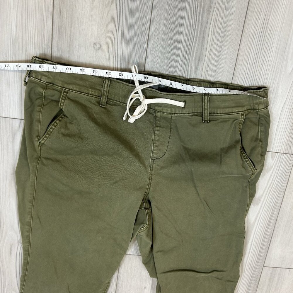 Olive Drawstring Utility Pants - Women - Picture 9 of 10